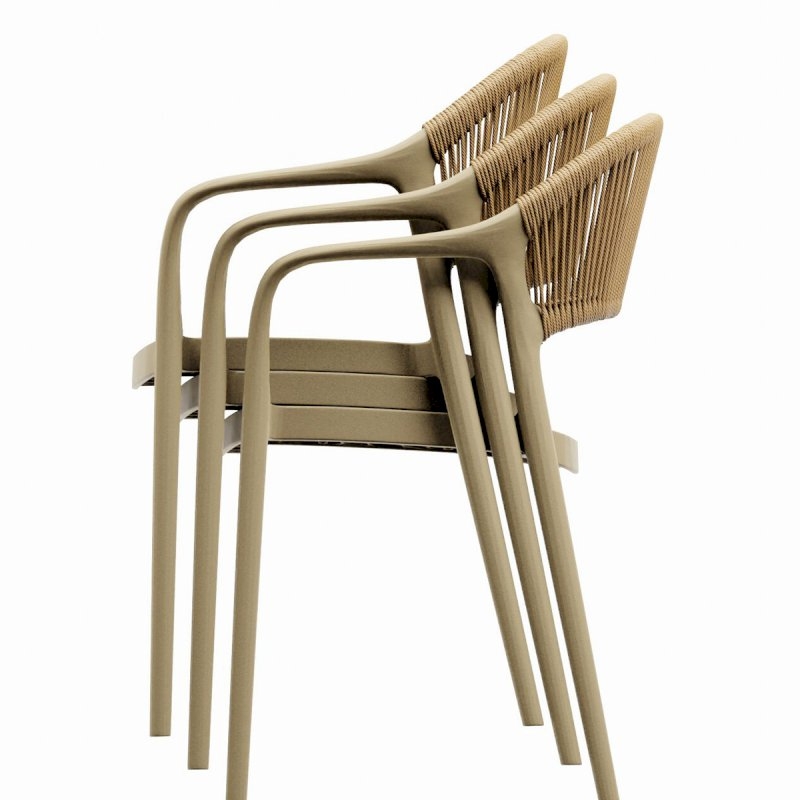 Loop Stacking Chair - Sand