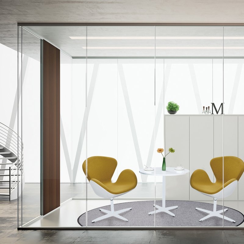 White Swan Chair - Yellow Fabric