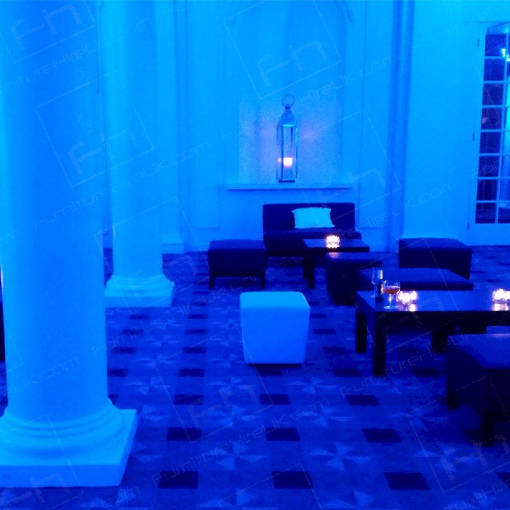 Beautifully lit chill out area at 8 Northumberland Avenue
