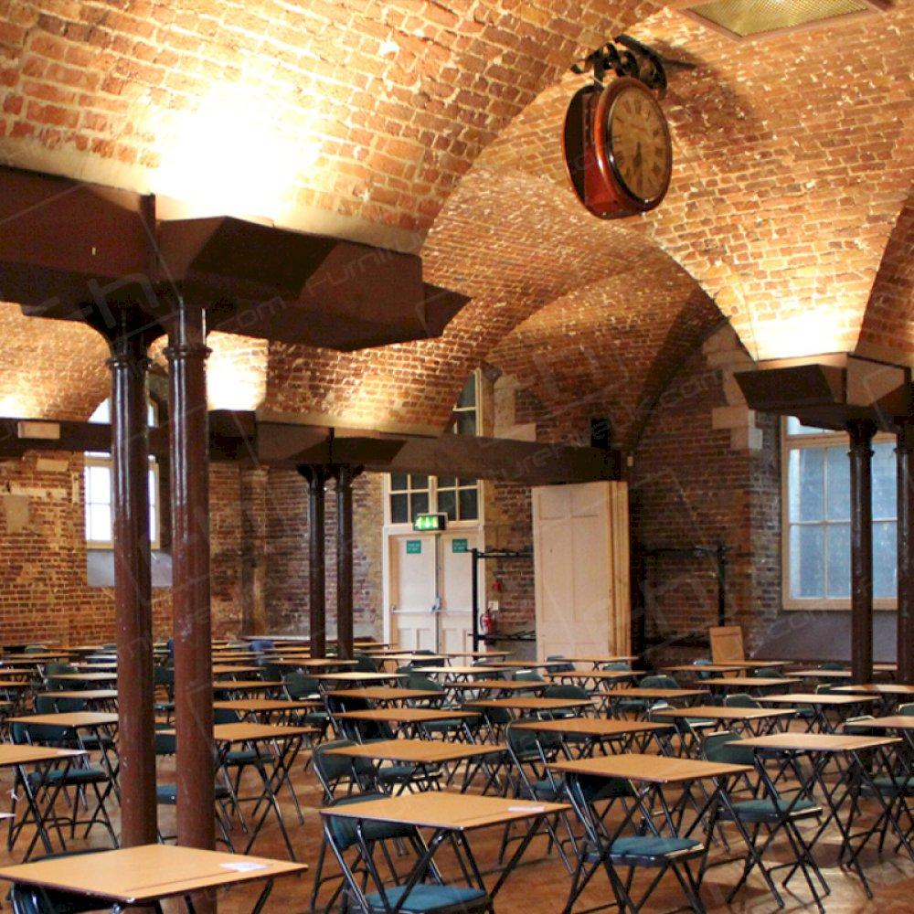 Don't forget to add seating with the exam desks.