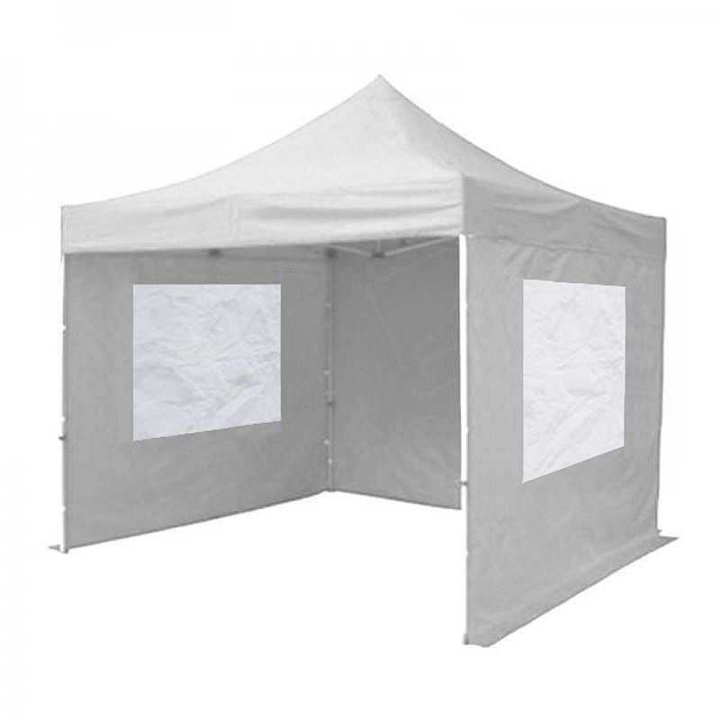 3m x 3m White Popup Marquee With Sides