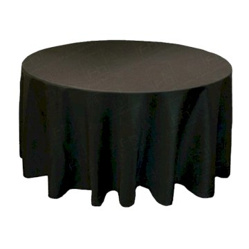 5ft Round Table Cloth - Black 5ft Round Table Cloth - Black