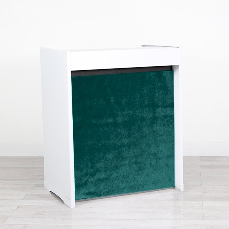 1m Straight Bar - White