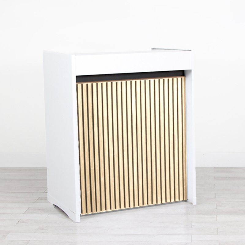 1m Straight Bar - White