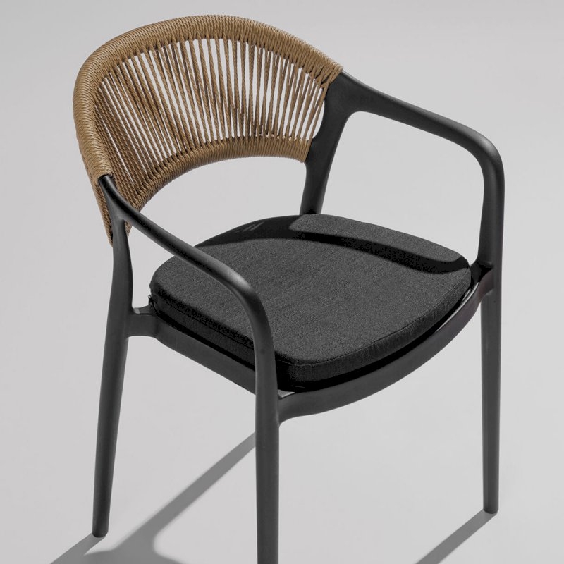 Loop Stacking Chair - Black