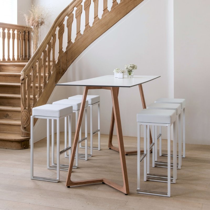 Boston Poseur Table - White