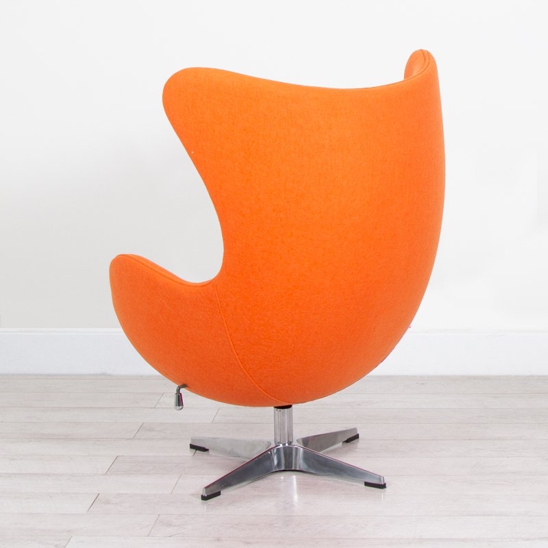 Egg Chair - Orange Fabric