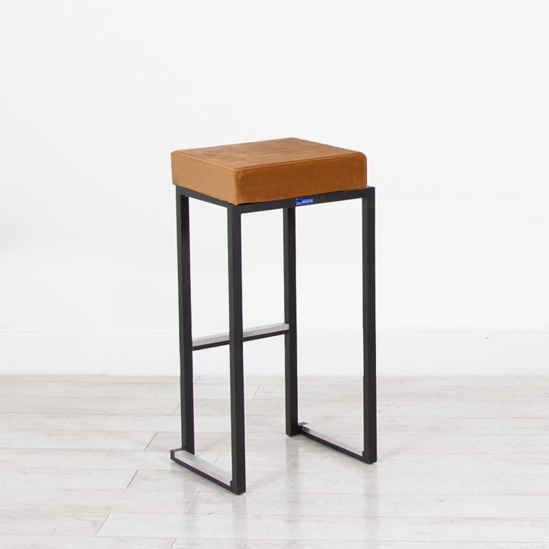 Nevada Bar Stool - Black Base Gold Pad
