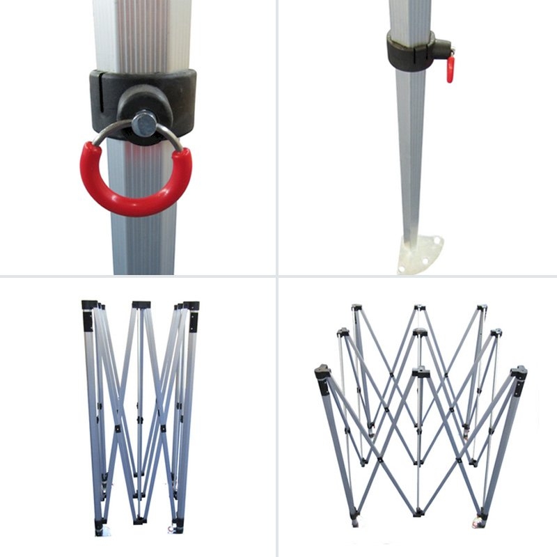 3m x 3m White Popup Marquee With Sides