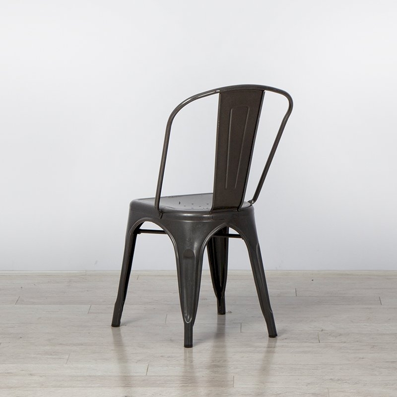 Grey Tolix Style Stacking Chair