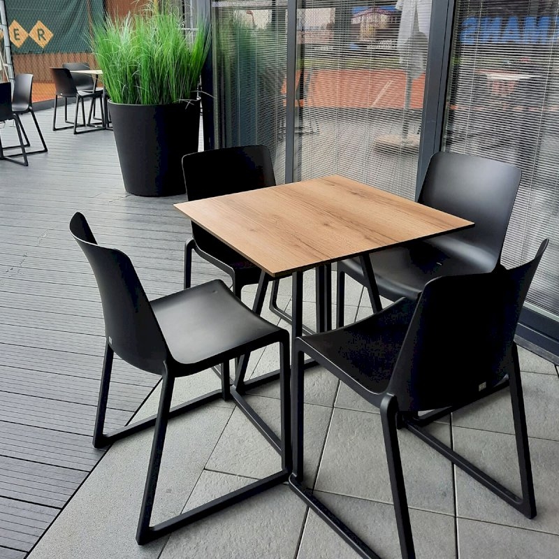 Kansas Linking Chair - Black