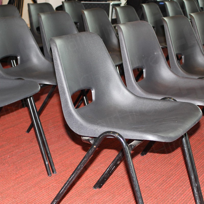 Black Plastic Chair Hire London - Hire Conference Chairs in London
